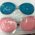 hot sale Thailand blue and pink color hand shape push up bra